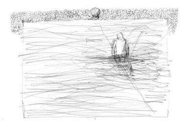 Man in water lijst idee